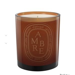 Diptyque Ambre Scented Candle 10.2oz Wax only!!